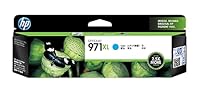 HP 971XL Genuine Original Cyan Printer Ink Cartridge works with HP Officejet Pro X451dn, X451dw, X551dw, X476dn, X476dw, HP Officejet Pro X576dw series - (CN626AA)