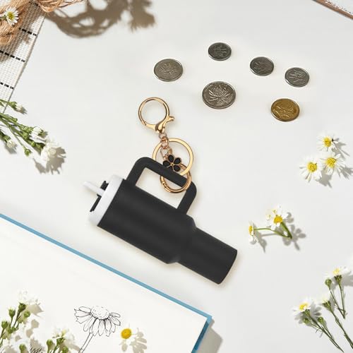 GUHION Mini chaveiro acessórios para Stanley Cup, bolsa feminina, bolsa de mão, berloques de chave f