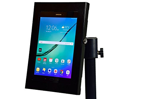 Tabcare Samsung Galaxy Tab A 9.7" Locking Security Metal Case With 75/100 Mm Vesa (Black Vesa Wall Mount) #TOP5