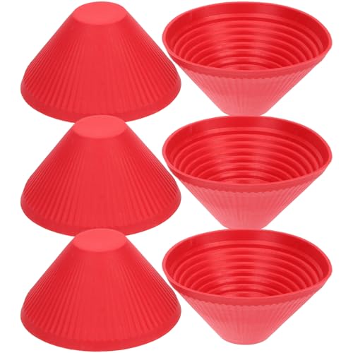 Garneck 6 Almohadillas de Silicona Antideslizantes para Abridor de Frascos y Botellas Resistentes al Calor Diseño Abanico Accesorio Multiusos para Cocina y Hogar