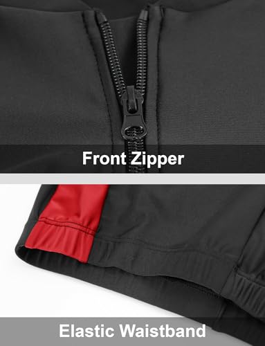 Traje de baño para surf de dos piezas con protección manga corta FEOYA de mujer 3