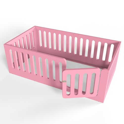 Image of Bellemave Twin Montessori Floor Bed Frame,Pink