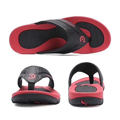 Image of Men's Flip-Flops, Thongs Sandals Durable Comfort Slippers for Beach