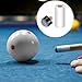 Bremorou 10 Sets Cue Tips for Pool Stick Billiard Cues Tips Replacement Kit with White Pool Cue Stick Ferrules, Screw On Pool Cue Tips, Pool Queue Stick Tips Pool Stick Tips 12mm/13mm (Blue)
