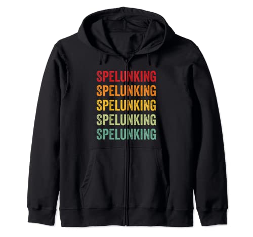 Amante de los Espeleos, Aficionado de los Espelines, Diseño de Arco Iris Sudadera con Capucha
