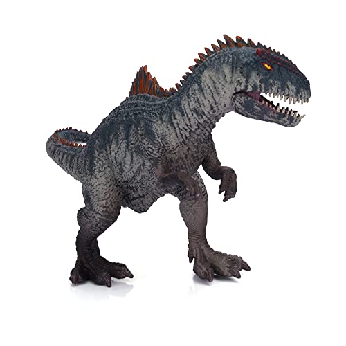 BAREPEPE Dinosaur Toys for Kids Big Size, Giganotosaurus Action Figure With Adjustable Mouth, T-Rex Edition (21cm X 13cm) for 2+ Years