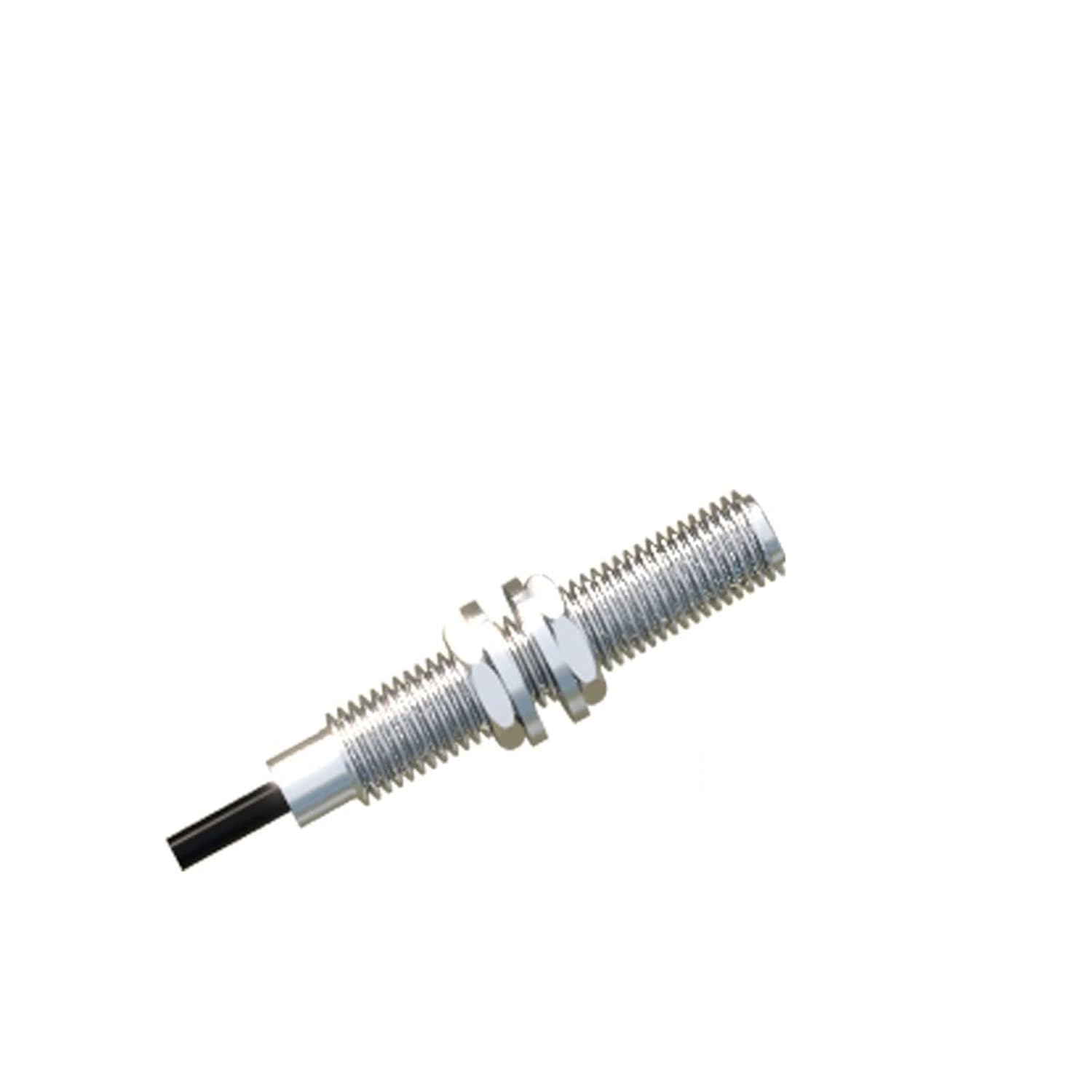 KJT M8 All-Metal Inductive Proximity Sensor Flush Connector SN 1/2 mm NPN PNP NO NC 10V 36V(NPN NC,SN 1MM)