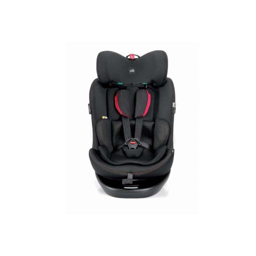 GT I-Size Auto-Kindersitz Reboarder, Gruppe 1/2, 9-18 kg, 76-150 cm, Schwarz