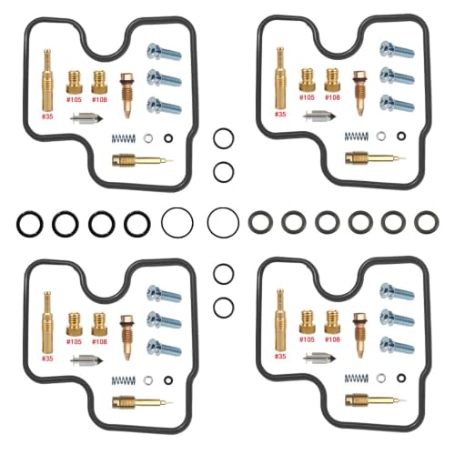 Kit réparation carburateur NC29 400RR gicleurs 125 joints nitrile 1990-1995