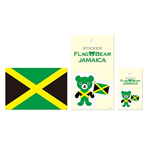 ムーングラフィックス ステッカー ポストカード 国旗 ジャマイカ SET52