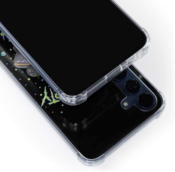 Skinit Clear Phone Case Compatible with Galaxy A35 5G - Officially Licensed Adult Swim Rick and Morty Spaceship Design