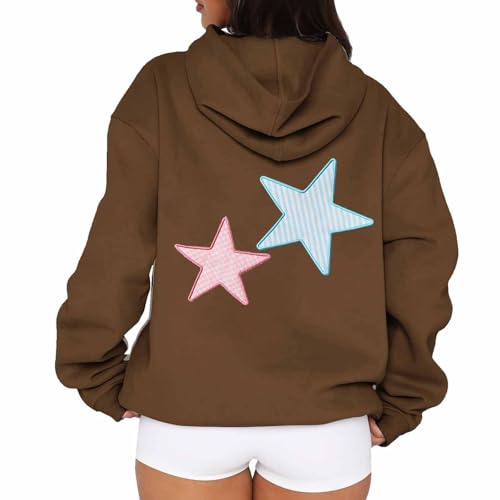 Sweat à capuche femme élégant imprimé lettres décontracté avec cordon