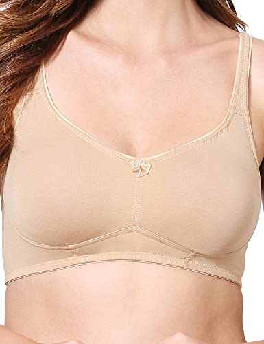 Image of VSTAR Justina Full Support Bra with Double Layered Cups, Moulded Cup Bra for Regular use, Side Shaper Panels for Bust Lift