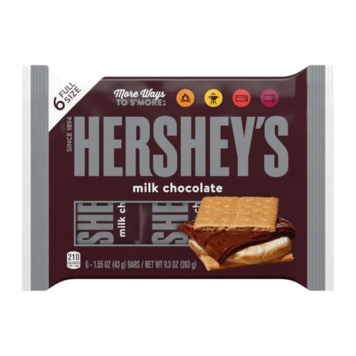 Image of (2 Pack) Hershey's, Milk Chocolate Bars, 9.3 Oz, 6 Ct