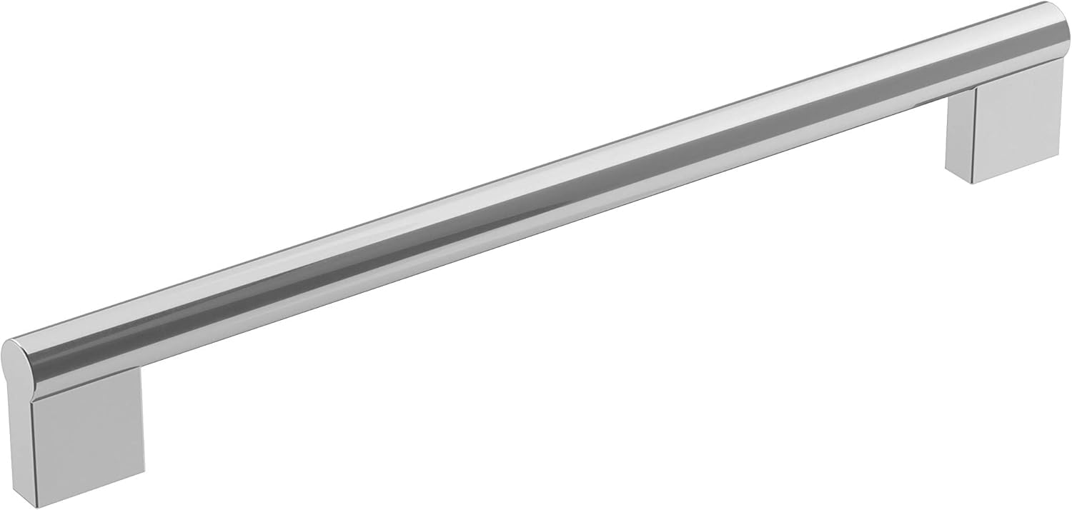 Amerock, Polished Chrome, 8-13/16 in. Center-to-Center