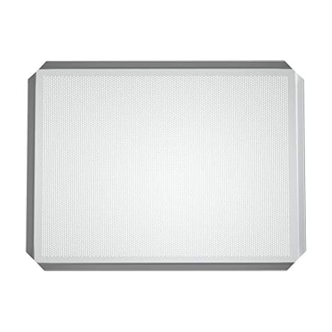 LEHRMANN Lochblech 46,5 x 37,5 cm Backblech Kuchenblech Baguetteblech Pizzablech Kompatibel/Ersatz Cover