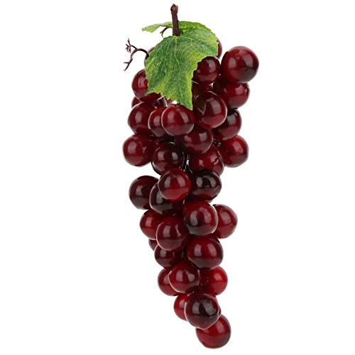 Tomotato Simulated Fruit Grapes, Artificial Lifelike Grape Cluster Fake Fruit Decoration For Shooting Props Home Decoration Sketching, 17Cm #TOP19