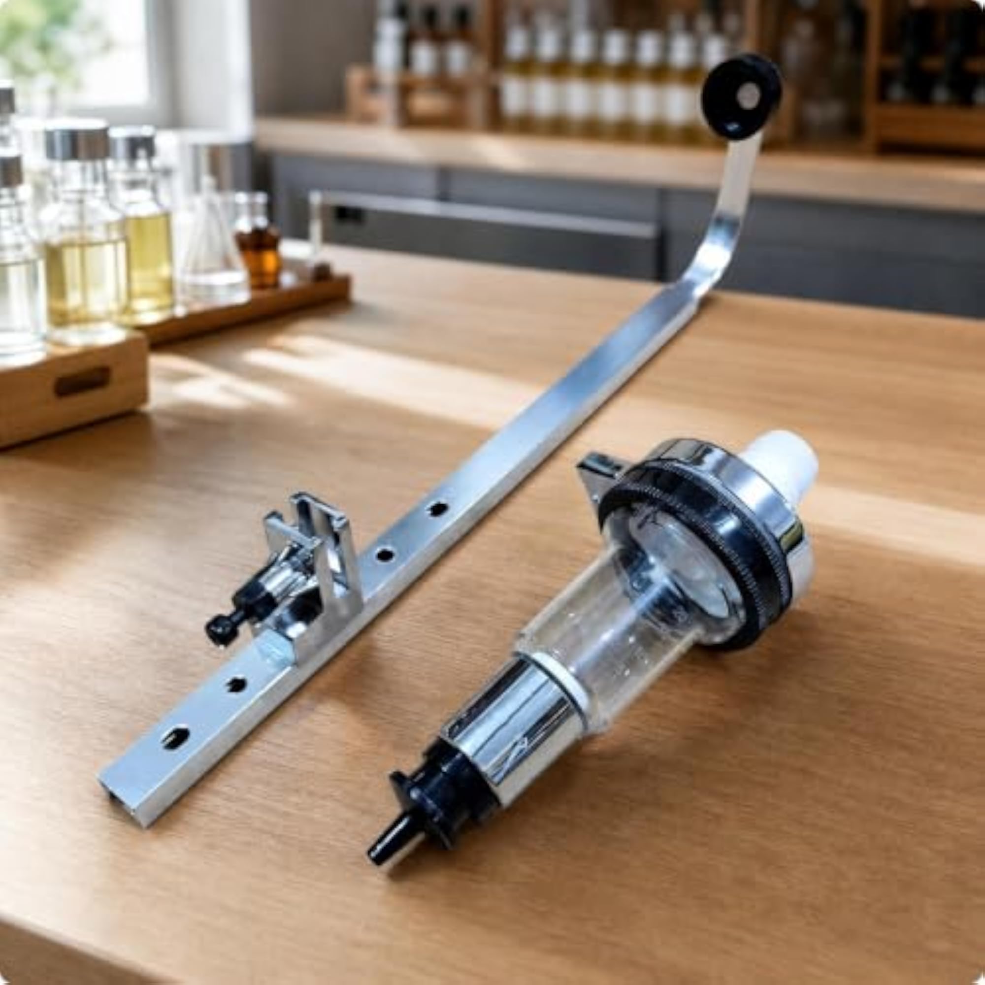 Scent Dispensing Station with Metal Bracket for Fragrance, Space-Saving