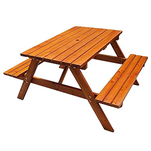 Dntum Solid Wood Garden Bench Set