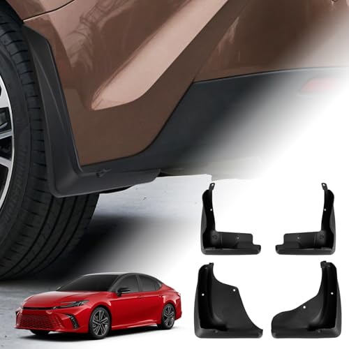 Image of Mud Flaps Compatible with Toyota Camry SE /XSE 2025 2026 (OEM Style), Front and Rear Mud Splash Guard 4PC-Set, Driver and Passenger Sides Wheel & Tire Mudguards