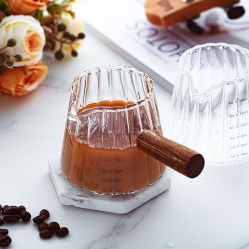 Vaso Espresso 6 oz con Asa de Vidrio y Madera miniatura 4