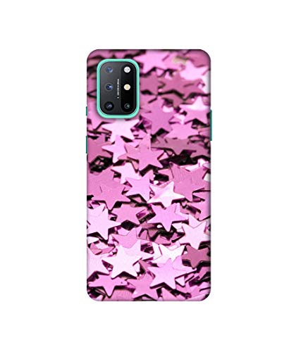 Image of Amazon Brand - Solimo Designer Glitter Stars 3D Printed Hard Back Case Mobile Cover for OnePlus 8T