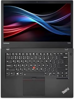 Lenovo Thinkpad T470 Ordinateur portable professionnel de 14 pouces, Intel Core i5-6300U, 16 Go de RAM, 256 Go SSD, Thunderbolt, Type-C, HDMI, RJ-45, Windows 11 Pro (Renouvelé)