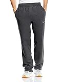 Nike Club Swoosh Men's Fleece Sweatpants Pants Classic Fit, Medium - Dark Grey