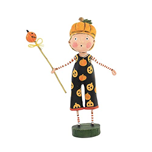 Lori Mitchell Pumpkin Patches, 7.0'', Polyresin, Halloween Figurine, Holiday Figurines,