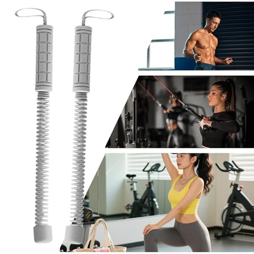 Generisch Vechttouwen - Draadloos trainingsapparaat voor workout | 2 stuks Battle Rope Set voor vetverbranding spiertraining armen benen borst, fitnessstudio thuis binnen vrouwen - Afbeelding 4