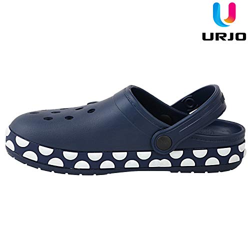 Image of URJO GEMS Kid's Clogs /Sandals with Adjustable Back Strap Ultra Soft & Flexibility Anti Skid Comfortable Waterproof Daily Mules Clogs /Sandals Boy's & Girl's