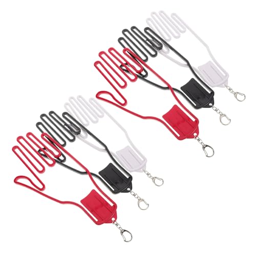Soporte para guantes de golf de plástico pack de 6 secadores ventilados de almacenamiento