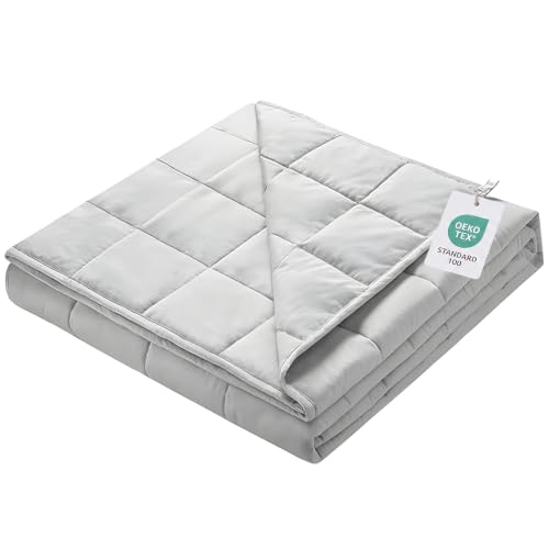 ZonLi Weighted Blanket for Adults (100% Cotton, 60'x...