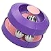 Jouet de piste de flipper, jouet de perle rotative sûr et écologique pour les types de troubles de l'attention pour les adultes et les enfants(Violet)