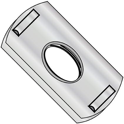 M6X1.0 Metric Weld Nut with Two Projections (Pack Qty 1,000) BC-M6NWP2-2 by Shorpioen - Made in Canada