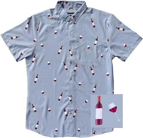 Image of Molokai Surf Button Down Slim Fit Hawaiian Short Sleeve Shirts