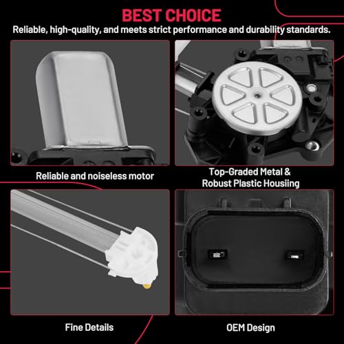 Image of BDFHYK 751-758 Power Window Regulator with Motor Rear Right Compatible with Honda Civic 2012-2015