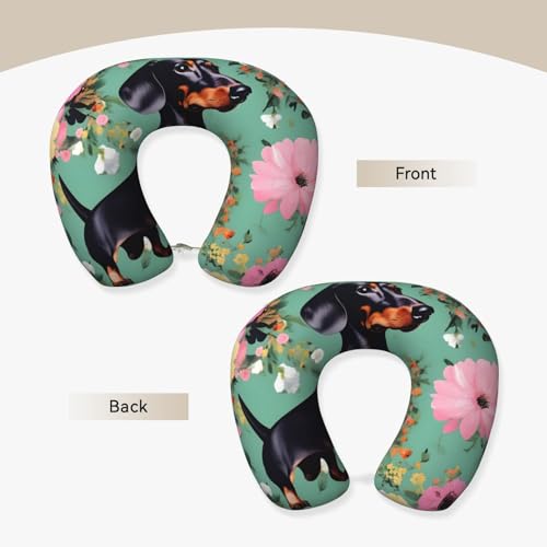 Almohada ergonómica de poliéster para cuello y viaje miniatura 3