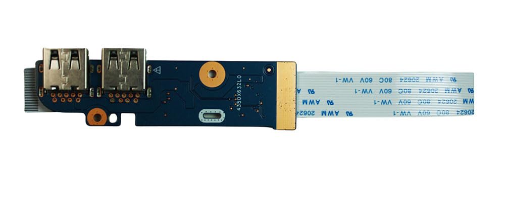 Power4Laptops Scheda USB di Ricambio per Computer Portatile Compatibile con HP Home 15-dw2019ur