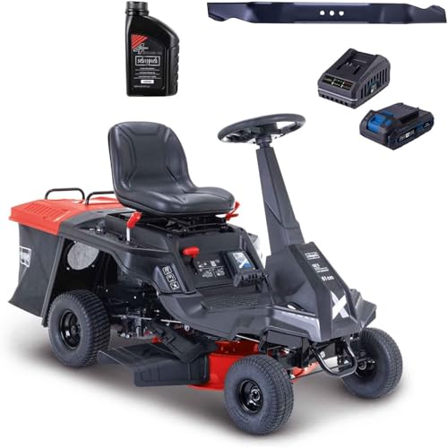 Scheppach Tondeuse autoportée Thermique MR230-61 - Moteur à Essence 4 Temps 4,4 KW/6 CV - Largeur de Coupe 61 cm - Réglage Hauteur de Coupe sur 5 Niveaux -...
