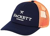 HACKETT LONDON Jungen Kids Trucker Cap Verschluss, Navy/Pink, One Size