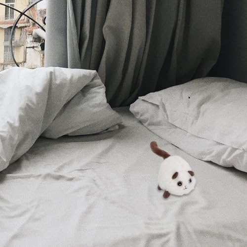 Gato de peluche interactivo Alipis con cola móvil y relleno de algodón PP 5