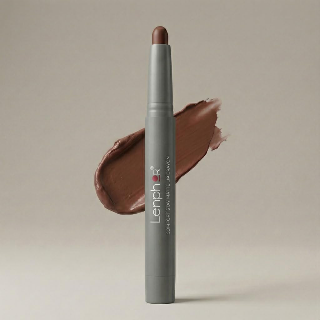 Comfort Stay Matte Lip Crayon Lightweight & Smudge-Proof Matte Lip with Hyaluronic Acid, Avocado Oil & Jojoba Oil Smoothin...
