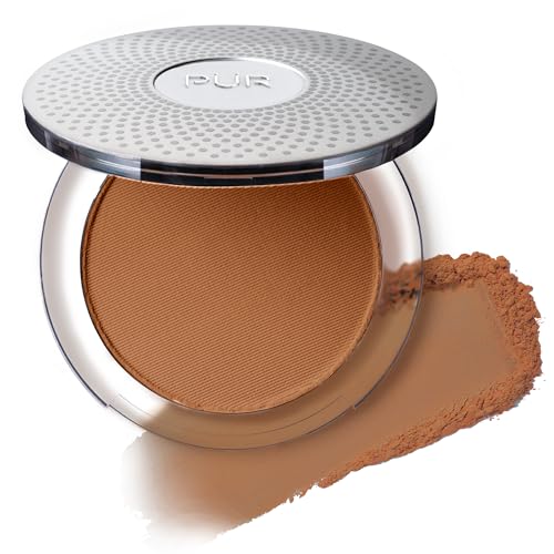 PÜR 4-in-1 Pressed Mineral Powder Foundation, SPF 15, Deeper, Full Coverage