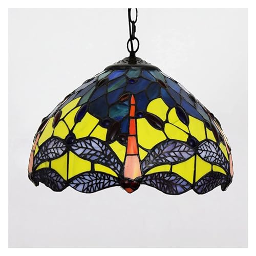 Lampe suspendue en verre libellule éclairage de conception salle à manger - 3