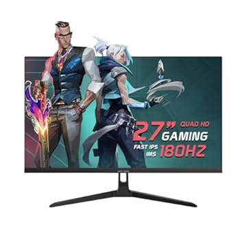 Monitor Gamer New Hero Blade Super 27", IPS, Quad HD, 180Hz, 1ms, FreeSync, HDMI e Display Port, Preto