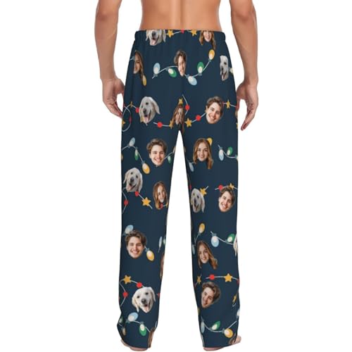 Custom Pajama Pants For Men Women Personalized Pajamas With Face Custom Face Pajama Pants Customized Funny Gifts3