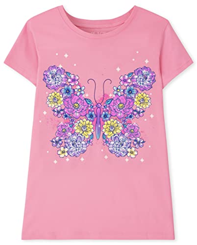 The Children's Place Girls Short Sleeve Graphic T- Shirt