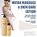 Phiten Metax Lotion, 16.2 fl oz (480 ml), Body Care Lotion - Can be Used on The Whole Body (Face, Body, Legs), Massage, Relax, Body Care, Performance Support
