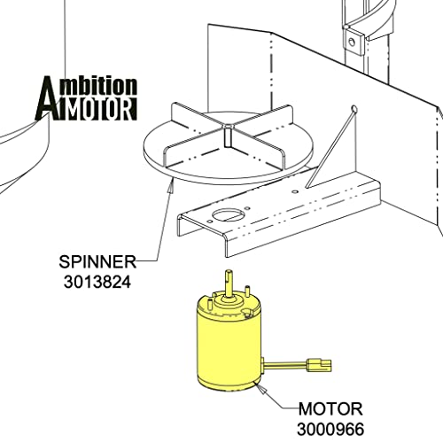 Ambitionmotor SP-ATV-01 Salt Spreader Motor Replaces Buyers Saltdogg 3000966 For Atvs15A Utvs16 thumb #5